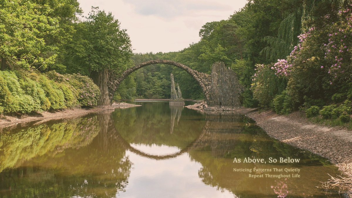 OfEarthandWater's tweet photo. Certain patterns seem to echo throughout life — in rivers and roots, stars and seeds, and the quiet landscapes within us.

“As Above, So Below” follows these delicate threads, inviting us to wonder what they may have been showing us all along. 🌿

#Interconnectedness #Oneness https://t.co/Ng5qSVJWQk