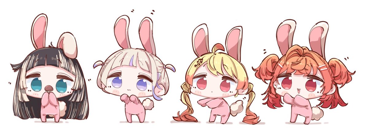 Post by すずのき🪤 on X: 大集合〜！🐰✨