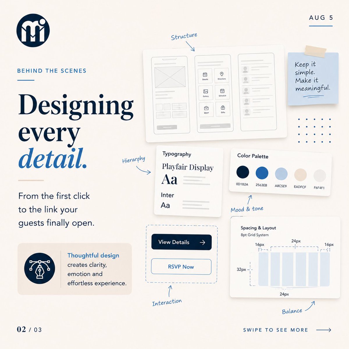 manainvite's tweet photo. A little behind the scenes of building ManaInvite. 👀

Design → Build → Test → Refine → Repeat.

We're obsessing over the small details now so using the product later feels simple.

That's the goal. 💙

#ManaInvite #BuildingInPublic https://t.co/IMmPxJQrtx
