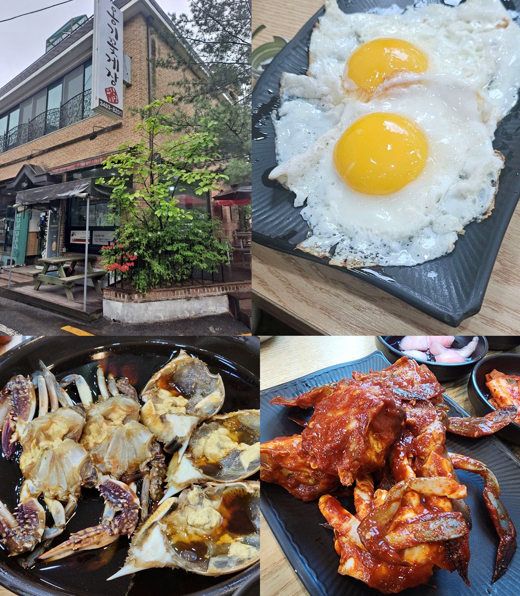 CryptoTomioka's tweet photo. 게장 좋아하면 여기 2만 원대로 
가능한 무한리필 가게

도봉산역 1번 출구 "옹기꽃게장"

간장게장 + 양념게장 무한리필이
1인 26,000원

진짜 맛있게 먹는 조합

게살, 게딱지 내장, 반숙 계란, 날치알
듬뿍 이걸 비벼서 김에 싸 먹으면 극락
경험합니다~

특징은 

1. 연평도산 싱싱한 꽃게
2. 간장게장이 안 짜요
3. 과일과 채소를 넣은 간장이라서
자극적이지 않고 감칠맛이 꽤 좋음

※ 꽃게탕 1만 원 추가해서 시키면
칼칼하게 마무리하기 딱 좋아요~

참고할 점은 이용시간은 1시간 30분, 
양념게장은 생각보다 매콤, 게 크기는 
엄청 큰 편은 아닙니다.

그래도 2만 원대 간장게장 눈치 안 보고
먹을 수 있는 곳 흔치 않아 불만 나오기
어려운 곳입니다.