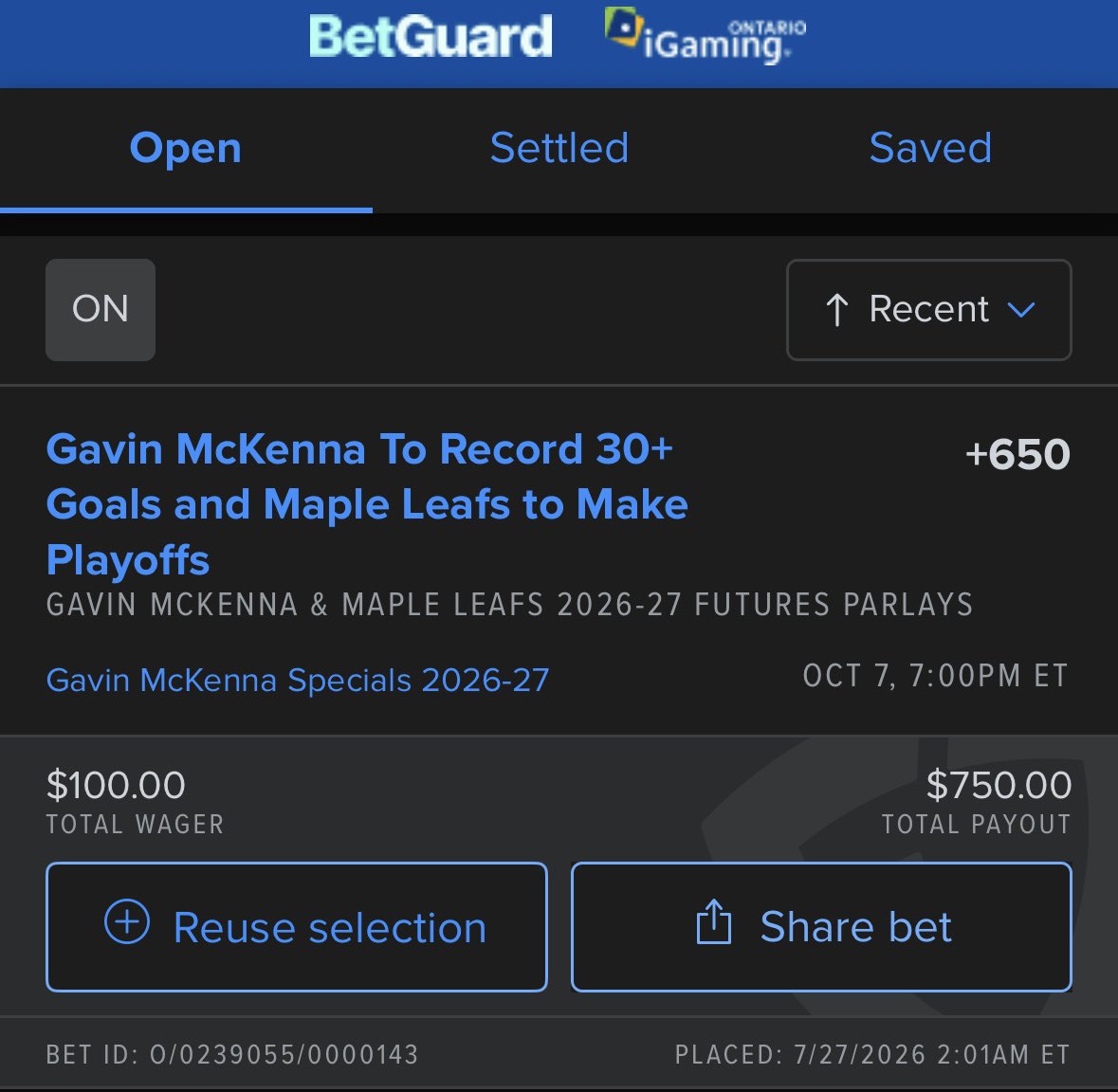 Blspicks's tweet photo. First future bet for the upcoming NHL season ! 

#BLSPICKS 

Reply to this post if you’re tailing long season ahead of us ! https://t.co/I0T1CaOZJN