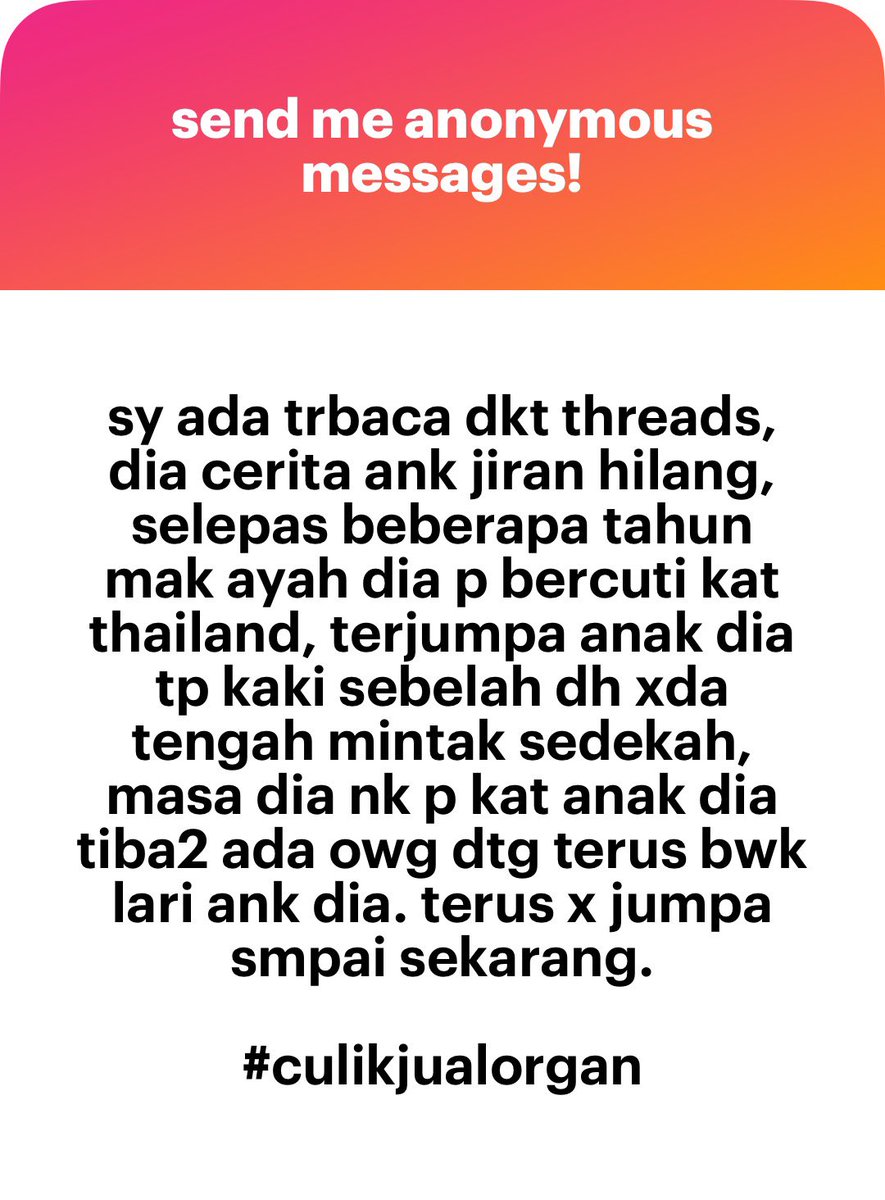 meinmokhtar's tweet photo. Ni dulu time aku kecik kecik banyak laa orang cerita pasal ni. Siap kena warning keluar rumah nanti kena culik bawa pi siam bagai. Sekarang ada lagi ek. Betul ka tak taktau la https://t.co/g9LtgseDmR