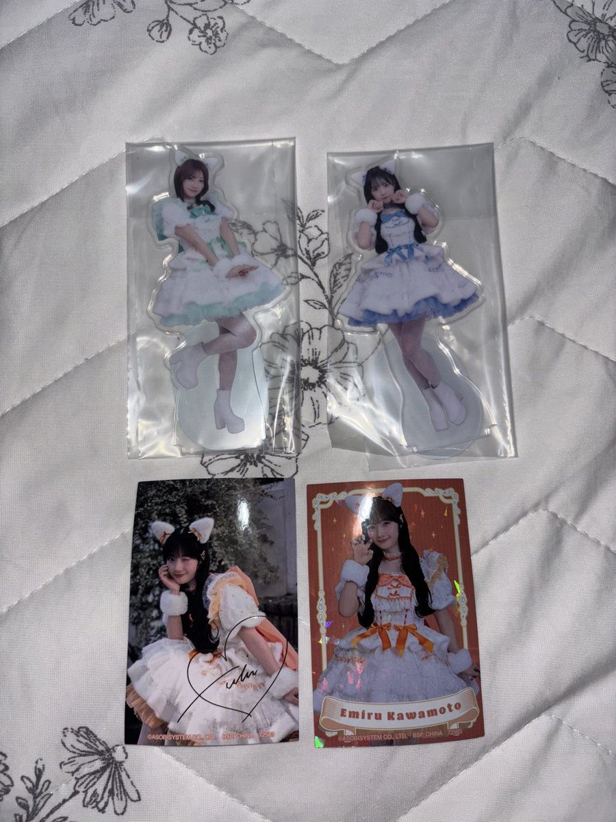performing11an's tweet photo. きゅーすと一番くじ

譲)D賞アクスタ　増田💙板倉💚
　H賞ステッカー　川本🧡

求)桜庭🩷（ご提示下さい）

8/9ラッキーフェス、8/25武道館、9/29有明アリーナにて交換希望です🙇‍♀️

#きゅーすと
#一番くじ
#きゅーすと交換 https://t.co/qI0BIdoCmL