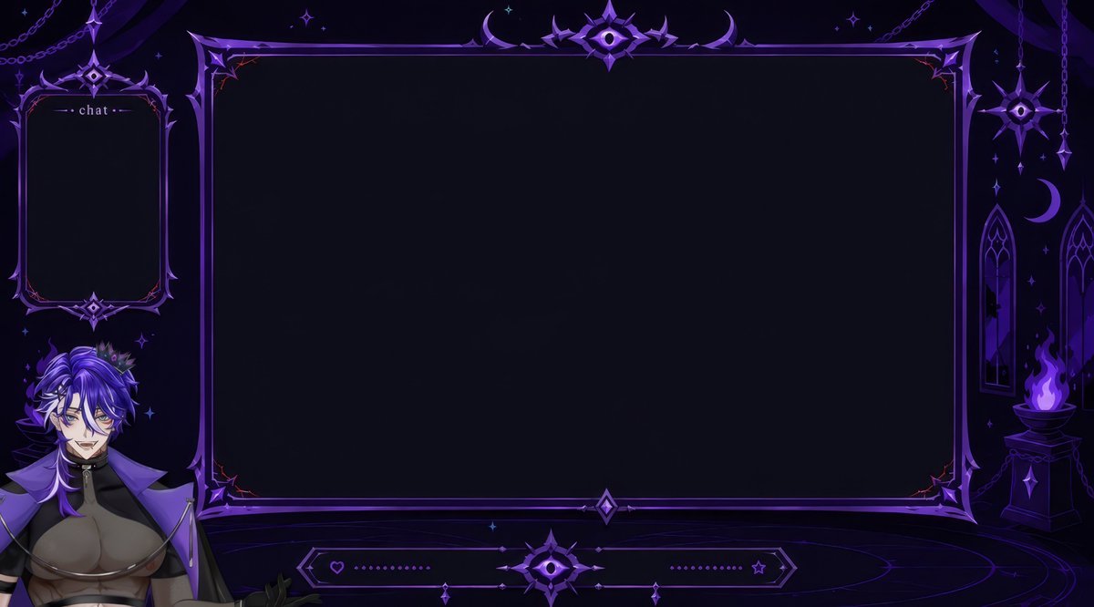 MimiLuUWU's tweet photo. and here is the game overlay #RiiIllust #VTuber https://t.co/YbRK8uv9UX