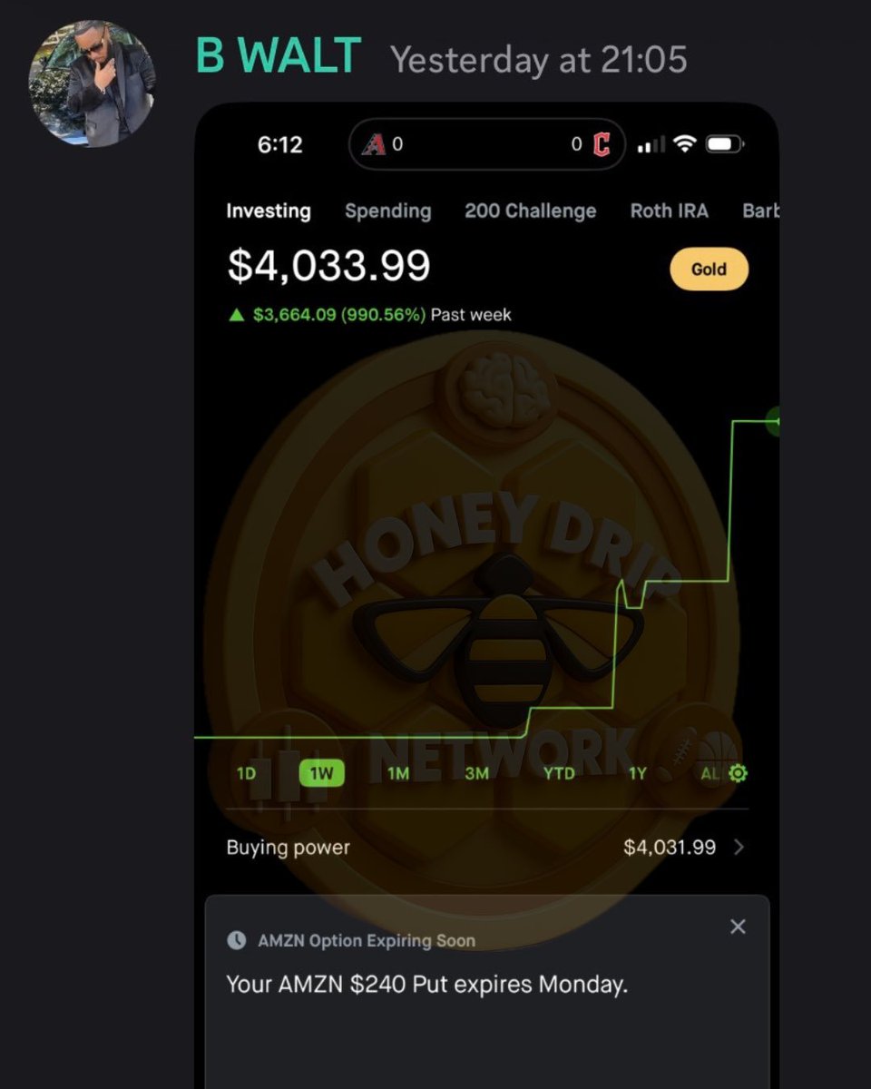 Ast_webx's tweet photo. Account up 990% in a WEEK 🤯‼️ Honeydrip > https://t.co/AagiYjvL2p