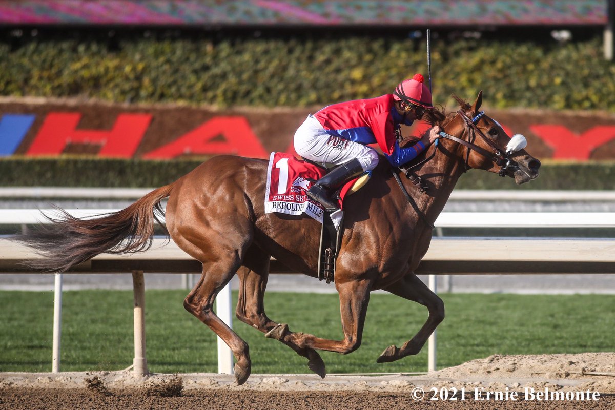 Ernie_Belmonte's tweet photo. Got to photograph and cover jockey Robby Albarado winning the 2021 G1 Beholder Mile with champion Swiss Skydiver and a couple of other occasions when he rode at Breeders’ Cup with both Not This Time and Free Drop Billy at Santa Anita and Del Mar. Gone too soon. #RIPRobby https://t.co/pXocMl6apf