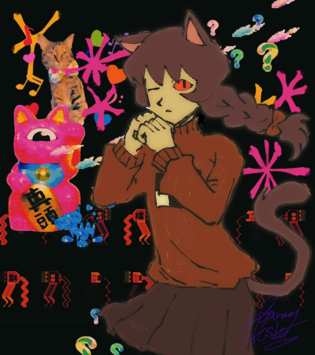 fancy_f1shy's tweet photo. Madotsuki from Yumenikki https://t.co/NcGXzZbfYW