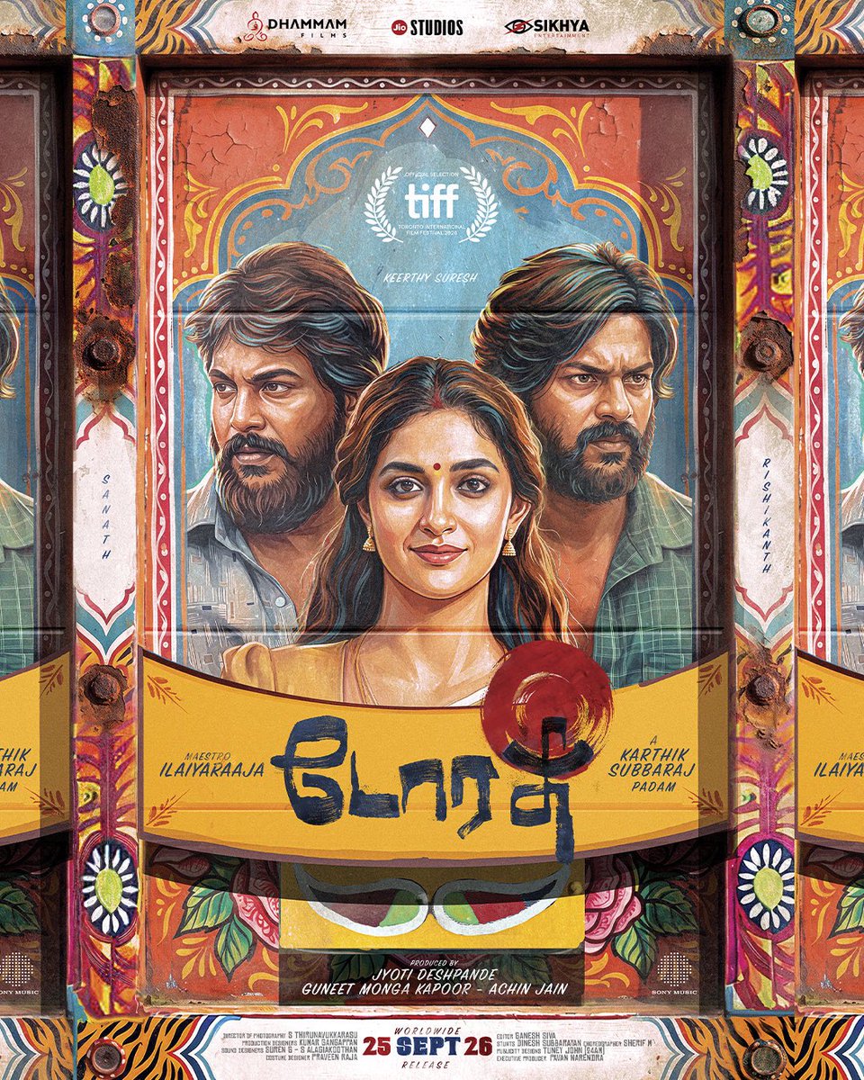 cineverse_offl's tweet photo. In a Karthik Subbaraj padam...
With maestro Ilayaraja sirs music...
What a delight to have played a part in this meaningful film...
Looking forward for the World to experience this.
Love,
Dorothy ♥️
#Dorothy
#டோரதி
#DorothyFirstLook
#DorothyFromSep25
@karthiksubbaraj @ilaiyaraaja @DOP_Tirru ❤️
@Sananth__ ❤️ @iam_rishikanth ❤️
@guneetm @aachinjain #JyotiDeshpande @sikhyaent @jiostudios @DhammamFilms
@pavsone @thecutsmaker @Kumar_gangappan
@DineshAction360 @valentino_suren @alagiakoothan @PraveenRaja_Off @sherif_choreo @tuneyjohn @srini_er @bharathMuralid6 @vigneswaran93 @Jagadishbabu_ @arvindraju11 @xmahesbalu @cinemapayyan @SureshChandraa
#Muruganandham
#Avinash
#SurajRam
#Sriram