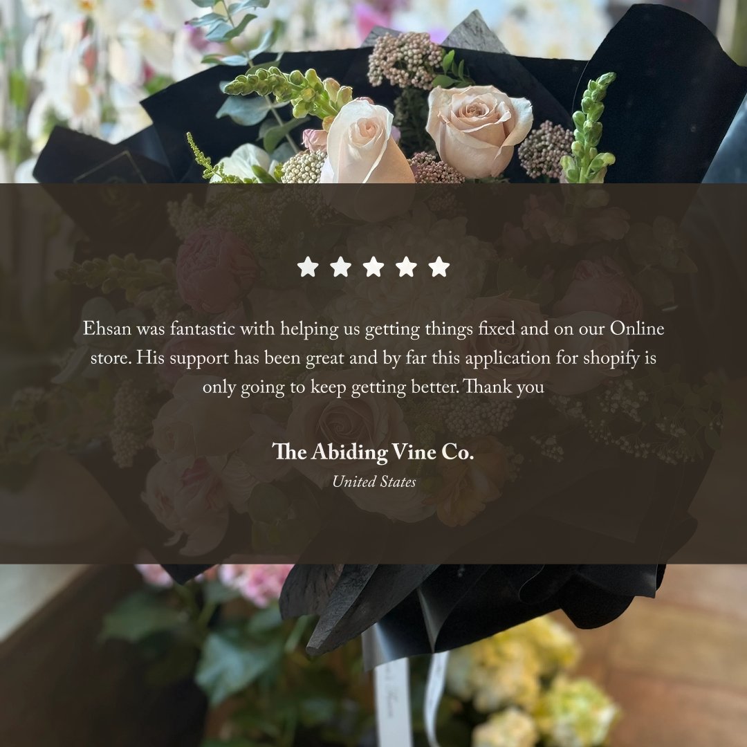 scrollengine's tweet photo. Reviews like this make our day. 💙

A huge thank you to The Abiding Vine Co. for trusting Scrollengine and for the kind words about our support.

We're committed to helping Shopify merchants deliver better experiences every day. 🚚

#Shopify #ShopifyApps #LocalDelivery #Ecommerce https://t.co/4GfSVZvbWI