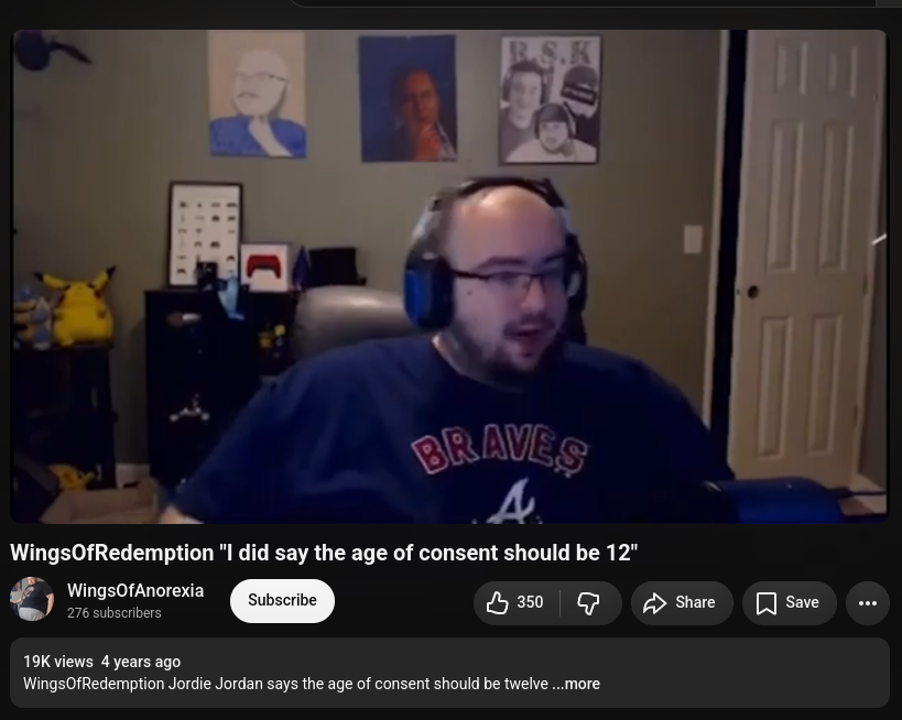 BayesianInfer's tweet photo. @lavndr_macaron @PunishedPingu Yes, and H*tch was also besties with Wings "the age of consent should be 12 [years old]" ofRedemption: https://t.co/zdLTHCYWpc
https://t.co/tloVORSw3X https://t.co/Q414J6mQpZ