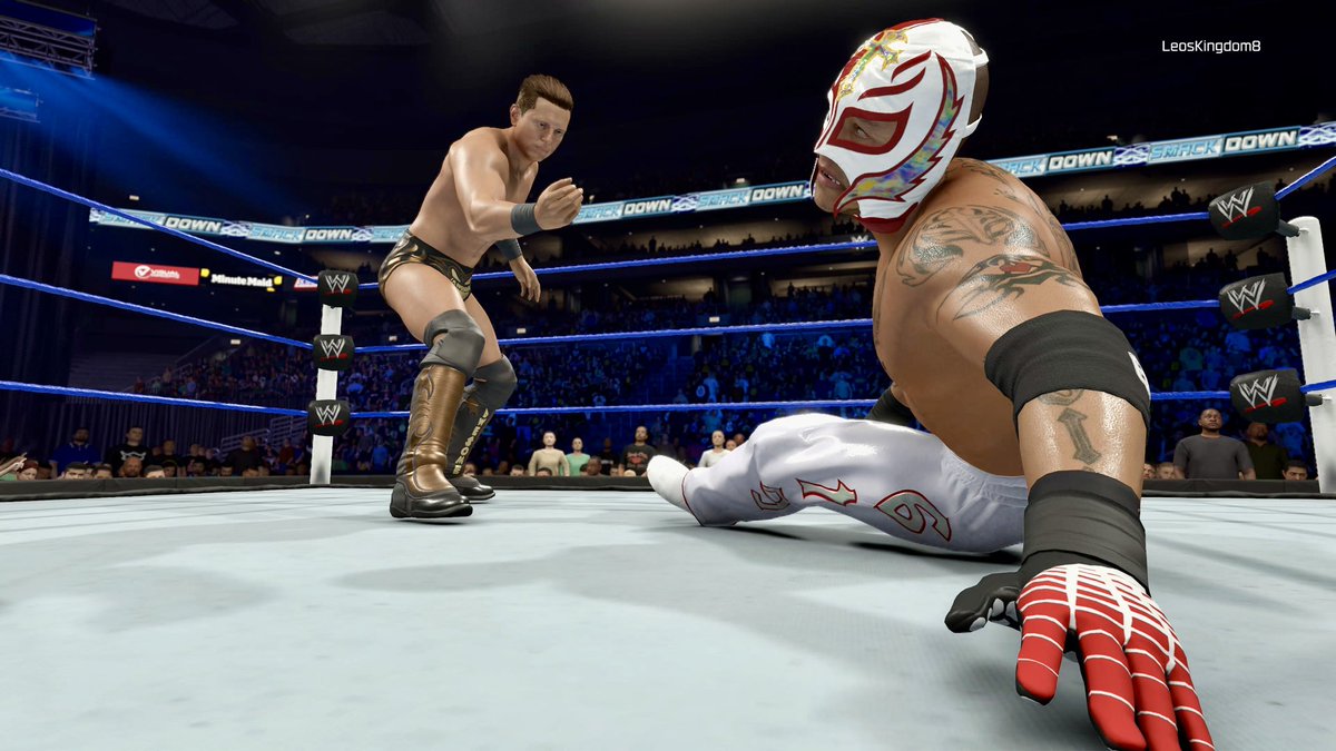 Leoskingdom8's tweet photo. Because I’m The Miz!!! 

And these shots are…AWEEEESOMEEE! 🔥🔥

#WWE2K26 @mikethemiz https://t.co/XmPNkMNURi