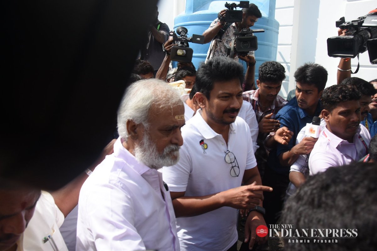 ashwinacharya05's tweet photo. Leader of the opposition Udhayanidhi Stalin along with Dmk party MLAs arrive at the Tamil Nadu Secretariat to attend the first  State Budget session by the new TVK government @NewIndianXpress @xpresstn @AntoJoseph @shibasahu2012 https://t.co/Fmh34DcnAd