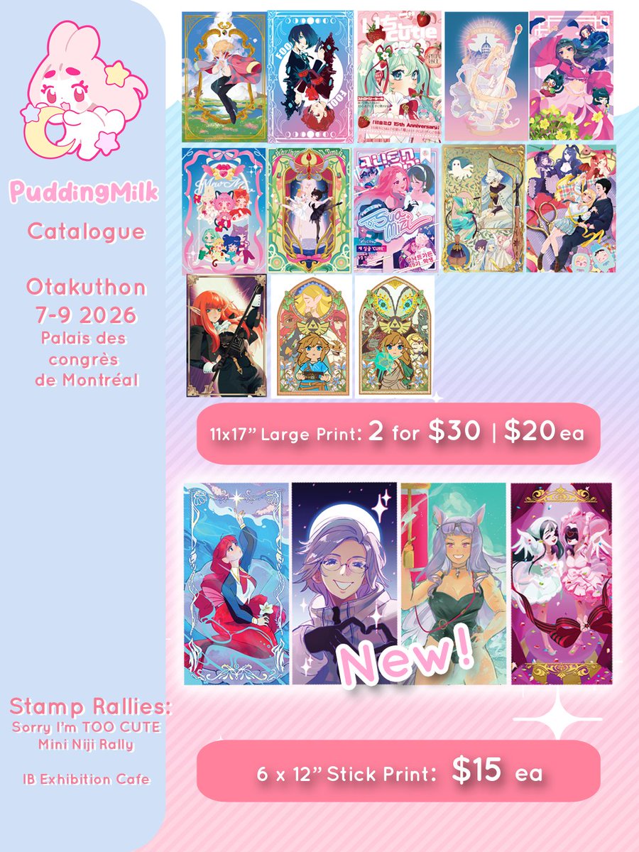 Purrinhime's tweet photo. Here is my Catalogue for Otakuthon 2026!
Find me and Mei Imori at Premium Booth 1219🌙🩷 https://t.co/AQkyE8NvrL