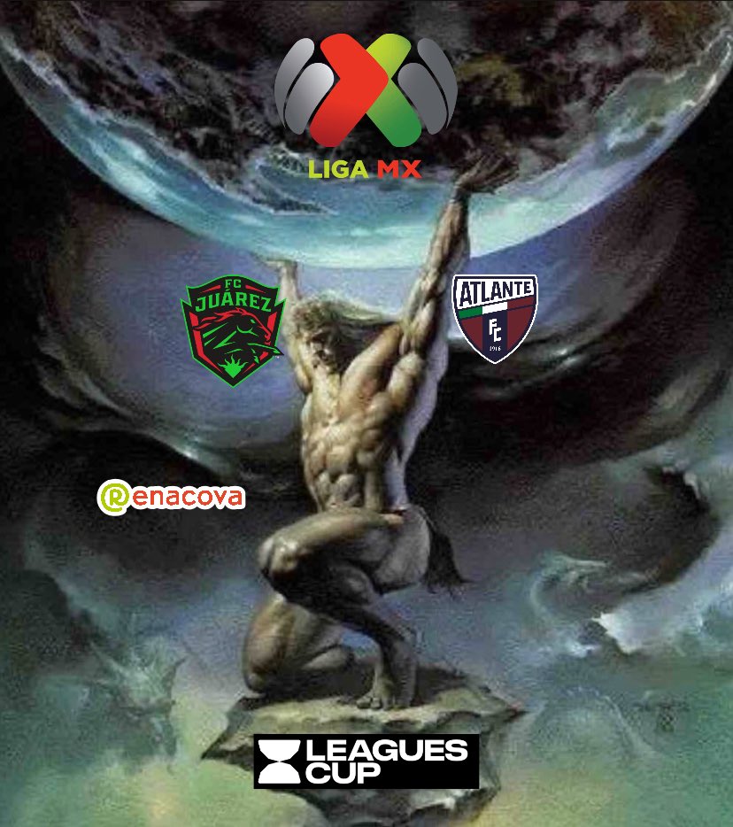 renacova's tweet photo. Columbus Crew 🇺🇸 3-1 🇲🇽 Atlas.
Cincinnati 🇺🇸 3-1 🇲🇽 Pachuca.
Charlotte 🇺🇸 3-0 🇲🇽 Pumas.
Real Salt Like 🇺🇸 1-1 🇲🇽 Tigres.

Minnesota 🇺🇸 1-2 🇲🇽 FC JUÁREZ.
Whitecaps 🇺🇸 0-1 🇲🇽 ATLANTE.

Comenzó la Leagues Cup 😬 https://t.co/hcWithydQn