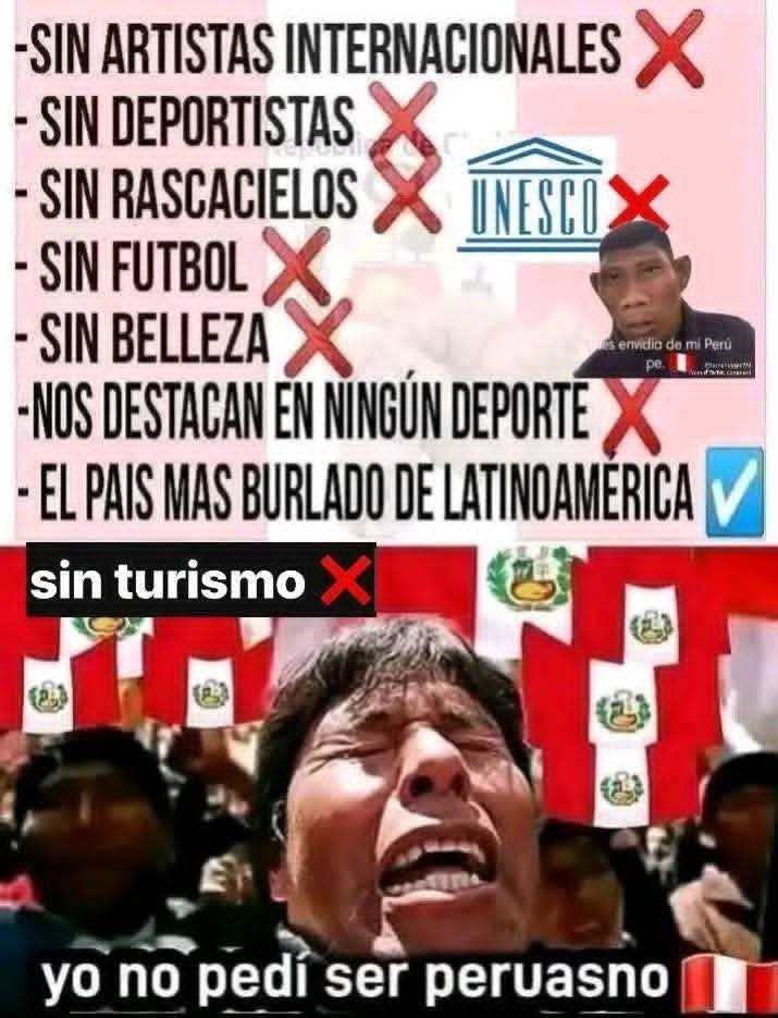 JaviDalton's tweet photo. @JuanMywaymtb @alvarosahr No cerruanos monito entiende, solo era bueno para hacer reír a Latinoamérica y España gente como roro, tu no tienes logros eres irelevante 🤷🤷🇵🇪🐒🤏 jajaja peruanos 🤣 https://t.co/tsvN5B4nT8