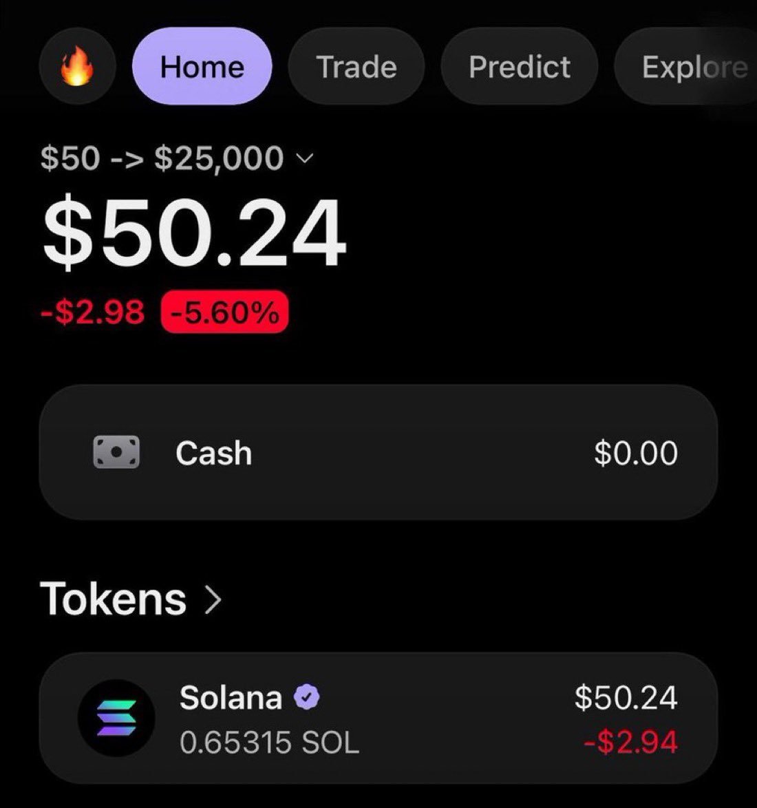 AlphaLabx's tweet photo. As promised:

Today I'm starting the $50 to $25,000 challenge.

Last time it took me about 7 days, I'm aiming to do it even faster this time.

Everyone has an equal chance to join. Just:

• Like and RT
• Comment “Done”
• Follow me with notis on 🔔

Good luck :)🍀 https://t.co/sQyBbb0GmR