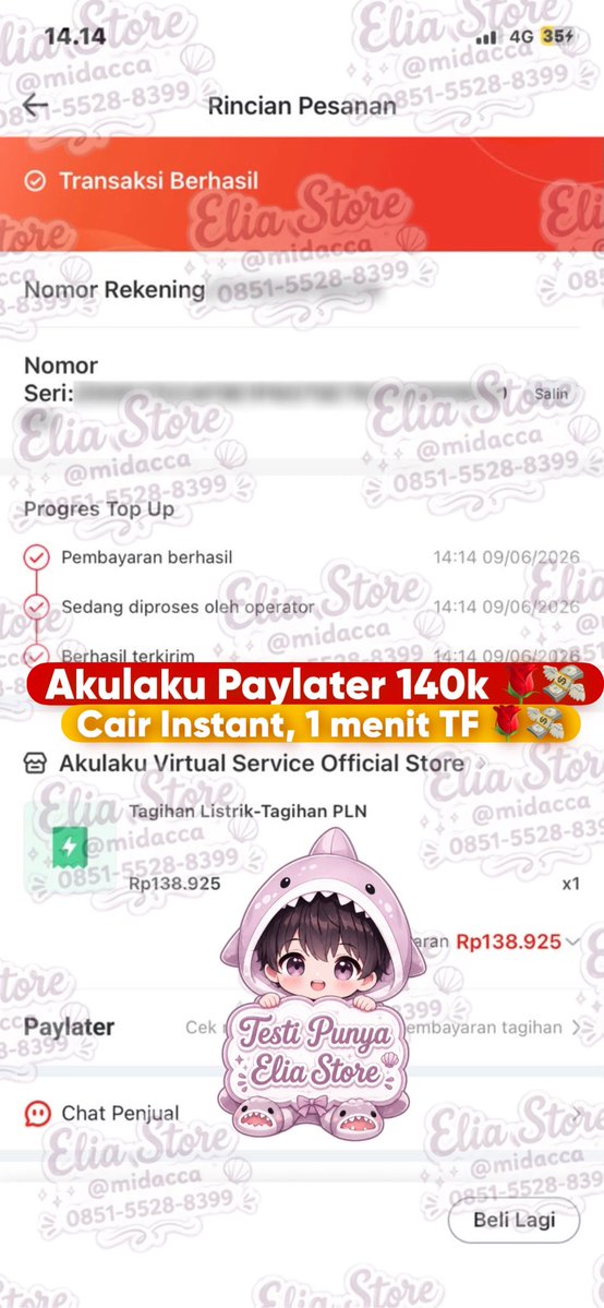 Leteheeseung's tweet photo. 𐙚 ˚₊ 𝐅𝐫𝐞𝐬𝐡 𝐔𝐩𝐝𝐚𝐭𝐞 𝐓𝐞𝐬𝐭𝐢 𝟐𝟎𝟐𝟔 🤍

9733 • Gestun Akulaku PayLater Cair 105K

꩜ ᐟ Akulaku Mandiri BCA TikTok Credinex DANA Cicil OVO PayLater GoPayLater CC Blibli Honest Indodana Tokopedia Card Shopee Kredivo Yup Card Atome Jenius SPayLater BNI AlloBank https://t.co/72ZN4s5KUr