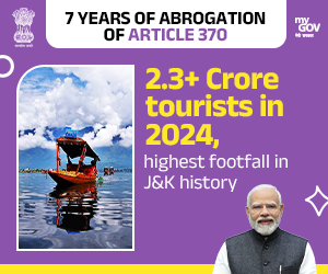 VanathiBJP's tweet photo. Under the visionary leadership of Prime Minister Shri @narendramodi  Ji  , India took a historic step on 5 August 2019 by abrogating Article 370, realizing the vision of "One Nation, One Constitution." Seven years on, Jammu & Kashmir has emerged as a symbol of peace, progress and inclusive development, with remarkable gains in security, connectivity, infrastructure, governance and tourism.

The transformation is visible on the ground. Terror incidents have declined by nearly 95%, from 228 in 2018 to just 12 in 2025. Improved security and renewed confidence have fueled record tourism, with over 2.3 crore tourists visiting Jammu & Kashmir in 2024. Rapid progress in infrastructure, connectivity and governance continues to create new opportunities and improve the quality of life for the people.
#Article370Abrogation
