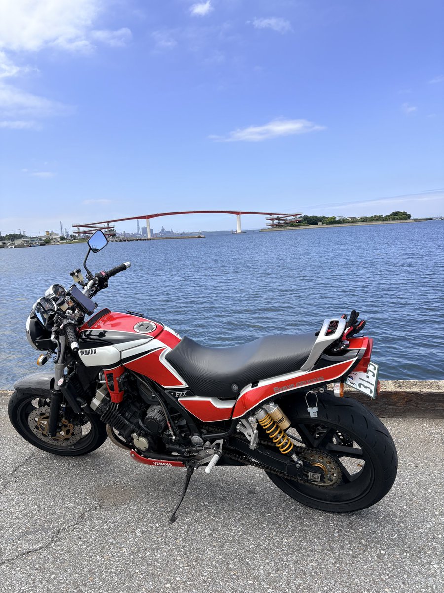 FZ750_800's tweet photo. 天気よくてそんなに暑くないナイスなバイク日和👍

楽しかった〜♪ https://t.co/xpgQLPsPSE