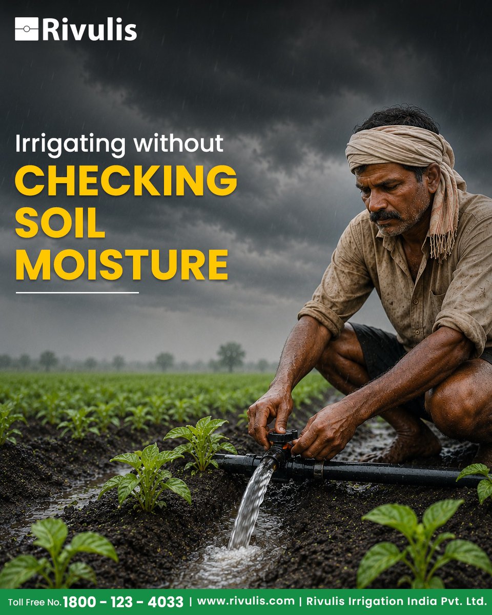 Rivulis_in's tweet photo. Don't let the monsoon affect your irrigation efficiency. ๐ง๏ธ
Remember to:
โ๏ธ Check soil moisture
โ๏ธ Adjust irrigation after rainfall
โ๏ธ Clean filters regularly
โ๏ธ Inspect driplines and emitters
Small steps. Better irrigation. Healthier crops.
#Rivulis #GrowBeyond #MonsoonFarming https://t.co/2TXm1slPVr
