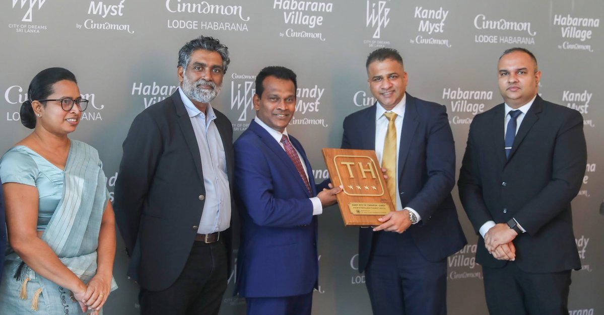 TourismMin's tweet photo. Recognized four outstanding hotels through Sri Lanka's national hotel classification system. With 151 classified hotels and 17,800+ rooms, we're strengthening Sri Lanka's position as a quality tourism destination. #SriLankaTourism https://t.co/G2SrnVjU4c
