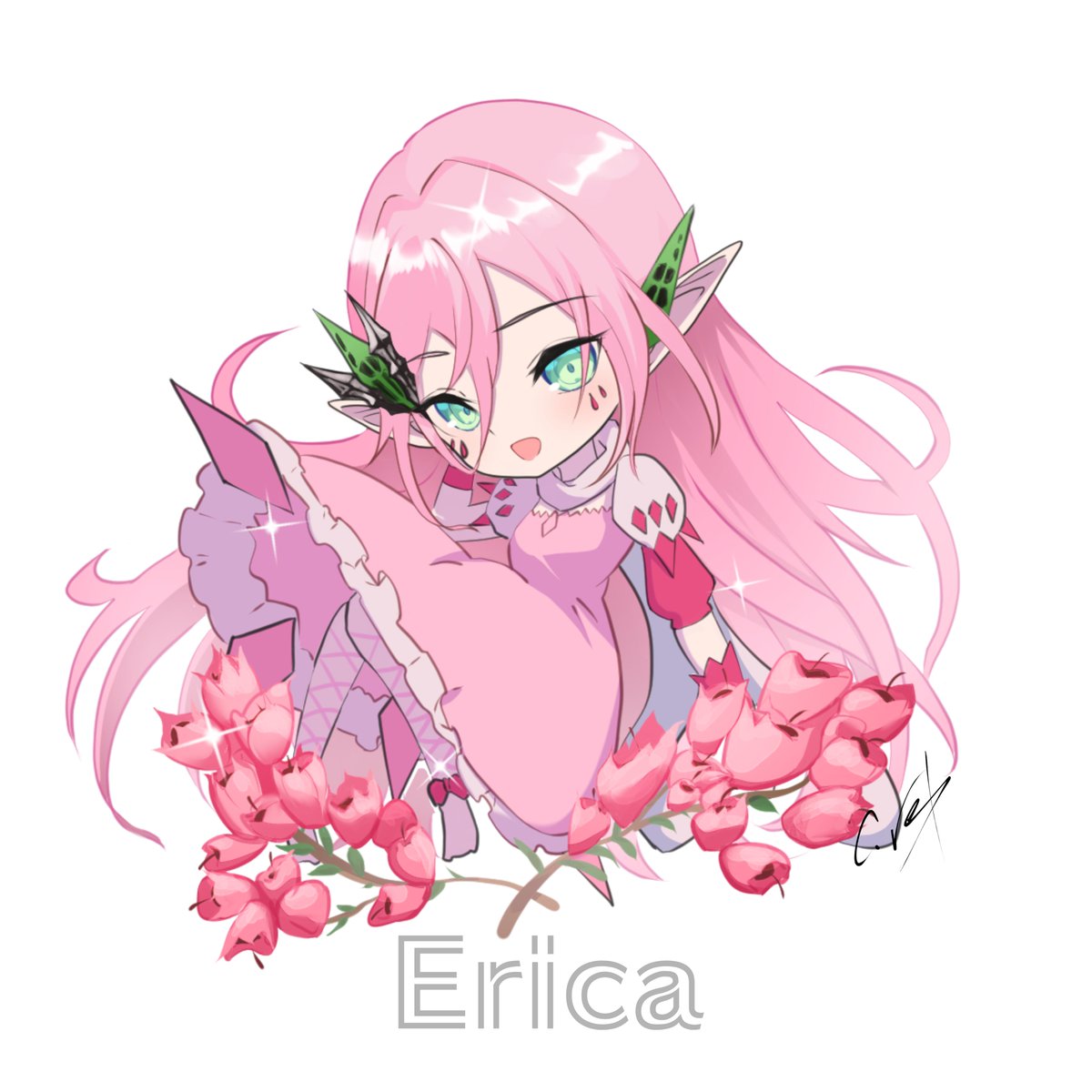 cvel_1014's tweet photo. No.05 [Erica]
花言葉[孤独][寂しさ]

#FlowerSeries　#イラスト https://t.co/NdyU84HD27