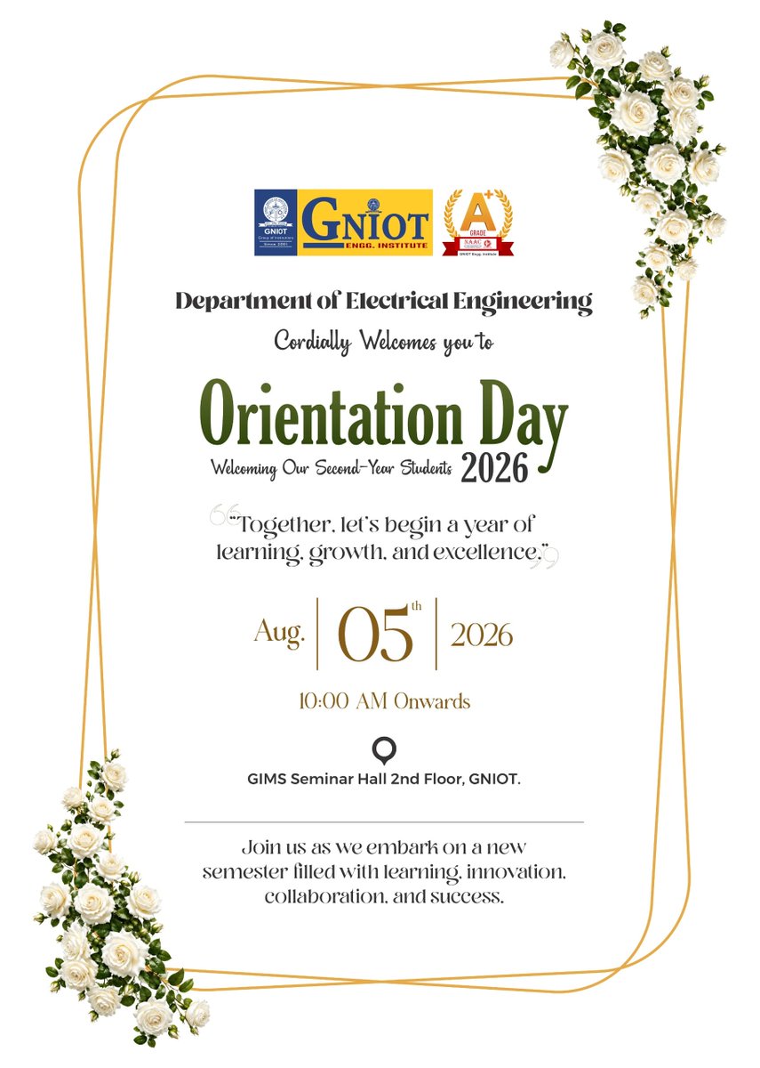 GNIOTCollege's tweet photo. A proud milestone for GNIOT! The GNIOT Business Incubation Center is now a Recognised Incubator under StartInUP, strengthening our commitment to innovation, entrepreneurship, and nurturing the next generation of startups.
#GNIOT #StartInUP #Innovation #Entrepreneurship https://t.co/XWWplE4GTP