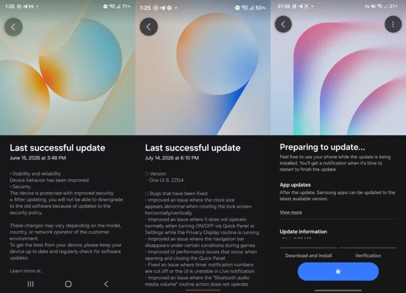 theonecid's tweet photo. One UI 8.5, One UI 9.0, One UI 9.5 😍 https://t.co/1EMkkrSQqz