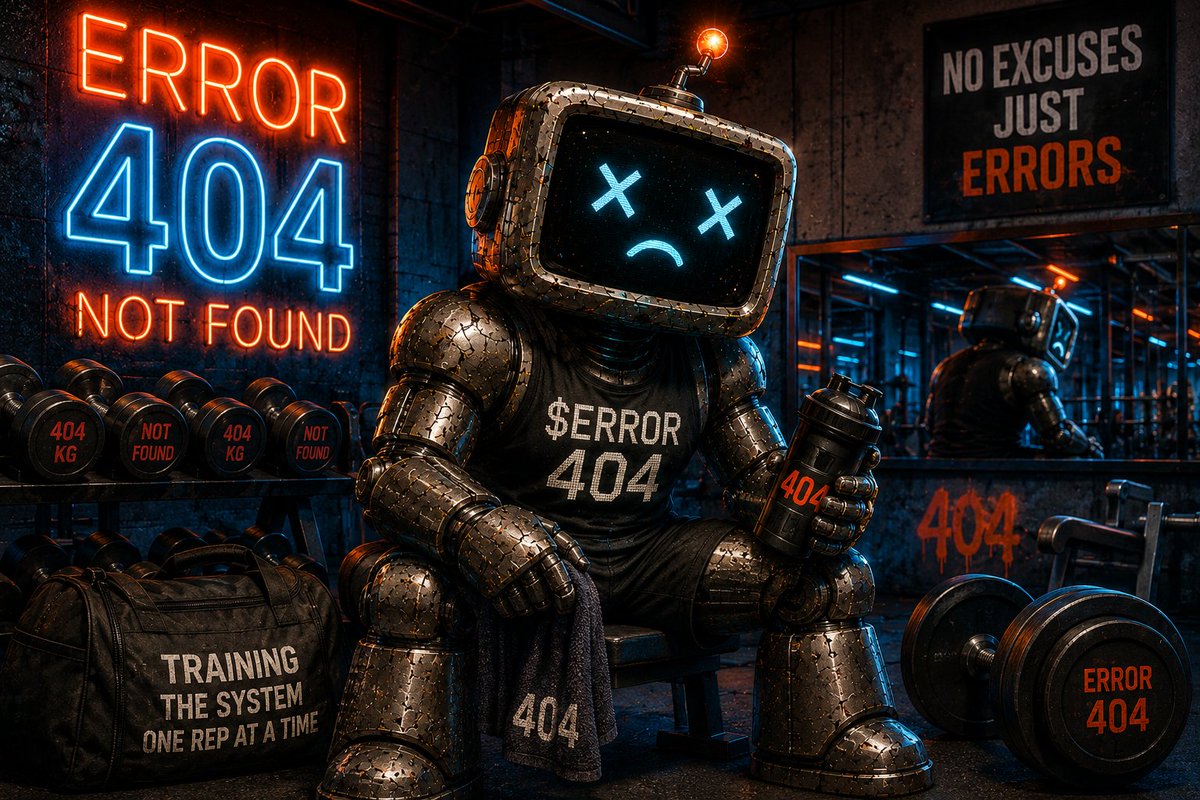 404coin_meme's tweet photo. 404 Workout Mode:

You don't train for today's chart.
You train for the chart nobody believes is coming.

$ERROR https://t.co/mP74FoqAuy