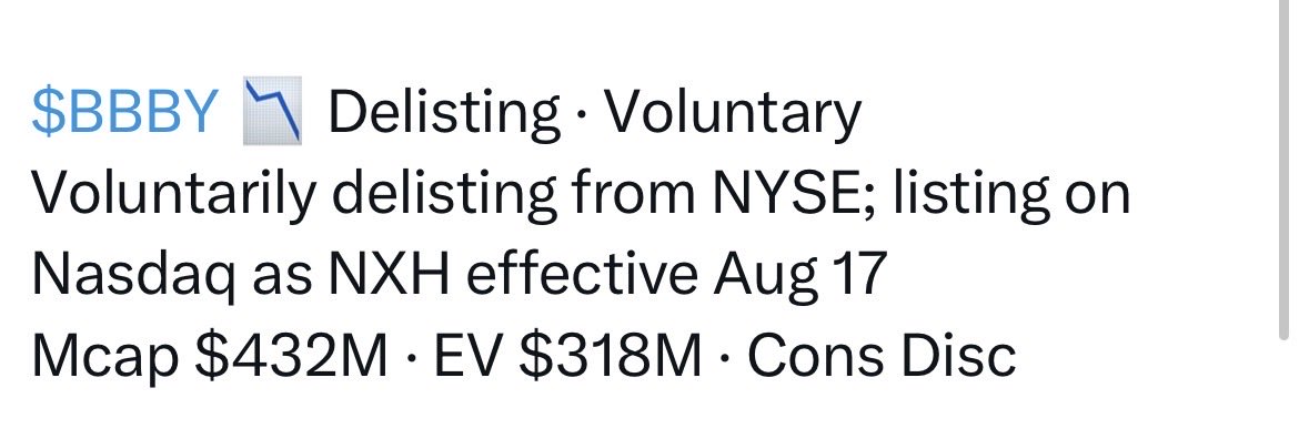seymourbutts741's tweet photo. Overstock had a confidential agreement with original BBBY 3 months prior to filing bankruptcy 

Overstock ➡️ Beyond ➡️ BBBY ➡️ NXH 

The BBBYQ bankruptcy preserved the ticker for the estate

What’s gonna happen to the shell 🐚 that’s loaded with NOLS

Do you see the signs? 
🦋 🧸 https://t.co/YuNYfmDsJd