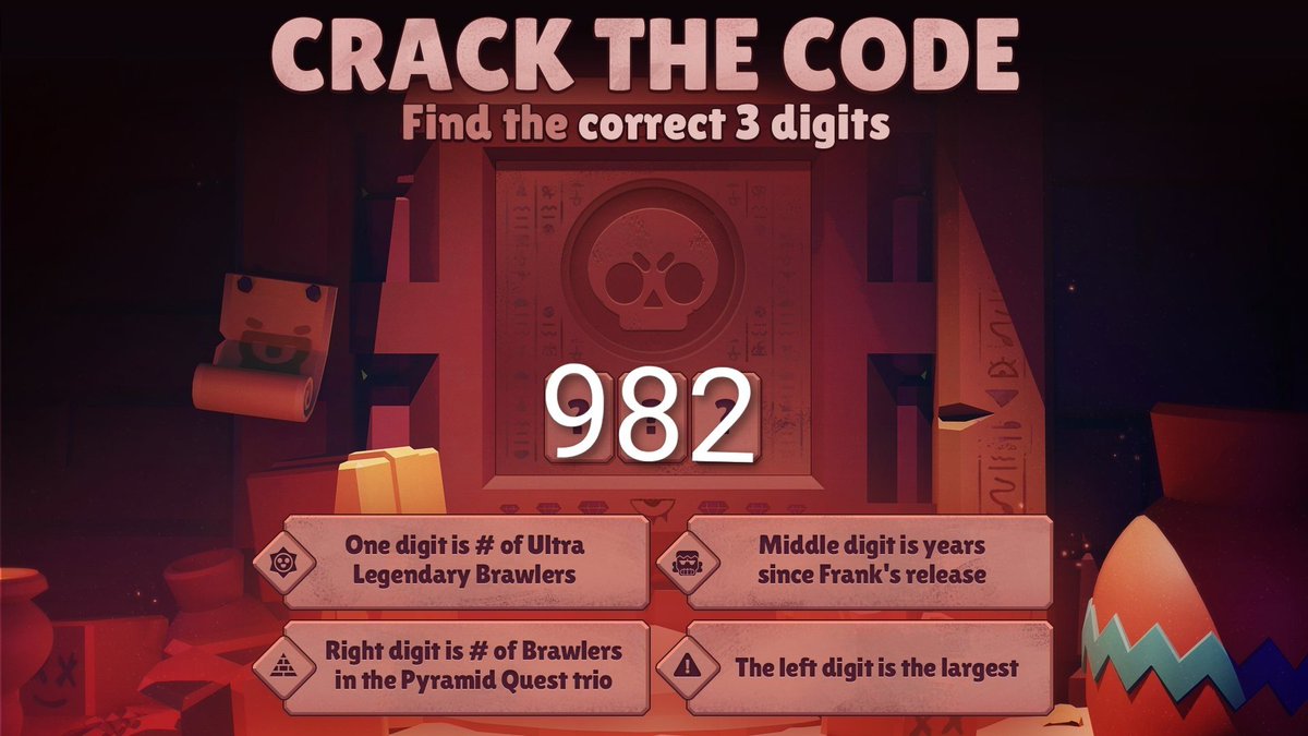 victhortep's tweet photo. @BrawlStars Code 982 #BrawlStars #EscapePyramidQuest https://t.co/wwC5m34SNm