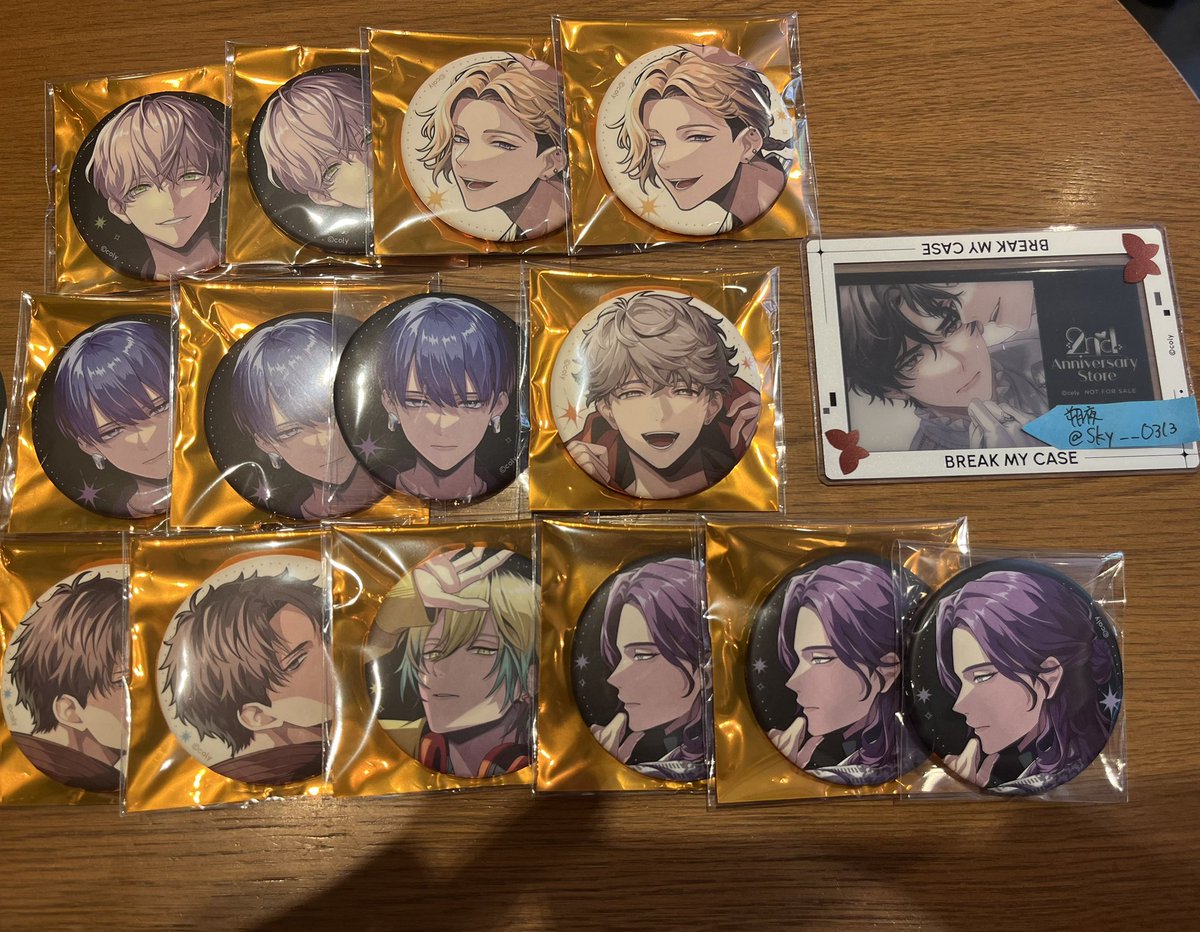Sky__0313's tweet photo. 【交換買取】ブレマイ パソソン 第2弾 缶バッジ

譲）画像参照(宇京1恩田1新名1は再交換分)
求）皇坂

求は定価(+送料)にて買取もしております。

初回リトリン必読(手渡しの方は不要)
本日梅田手渡し>後日郵送
検索からもお気軽にお声がけください🔎 https://t.co/mGFvZQfpe8