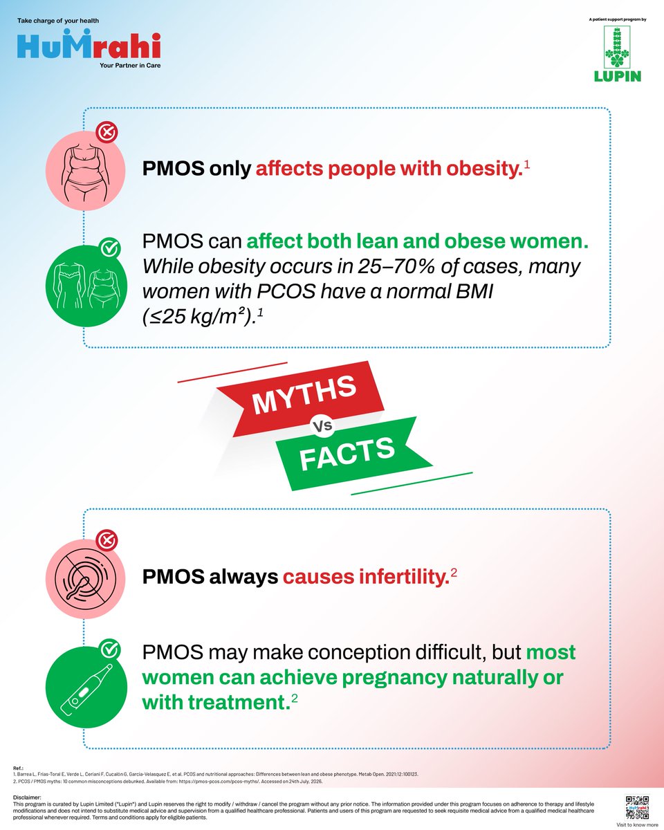 HumrahiCare's tweet photo. Every question about #PMOS deserves a trusted answer.💙

The right information can help you understand your health and take informed steps with confidence.

🤝Humrahi, your partner in care.

🔗Visit our website or download the app: Link in bio
📞7808777777

 #Humrahi #LupinCare https://t.co/2BOQYCihXw