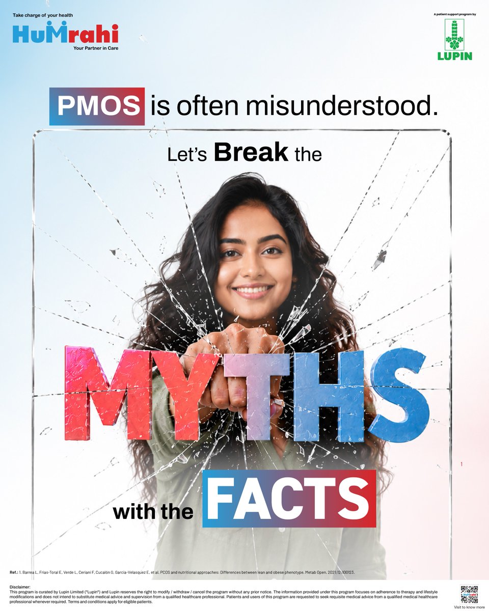 HumrahiCare's tweet photo. Every question about #PMOS deserves a trusted answer.💙

The right information can help you understand your health and take informed steps with confidence.

🤝Humrahi, your partner in care.

🔗Visit our website or download the app: Link in bio
📞7808777777

 #Humrahi #LupinCare https://t.co/2BOQYCihXw