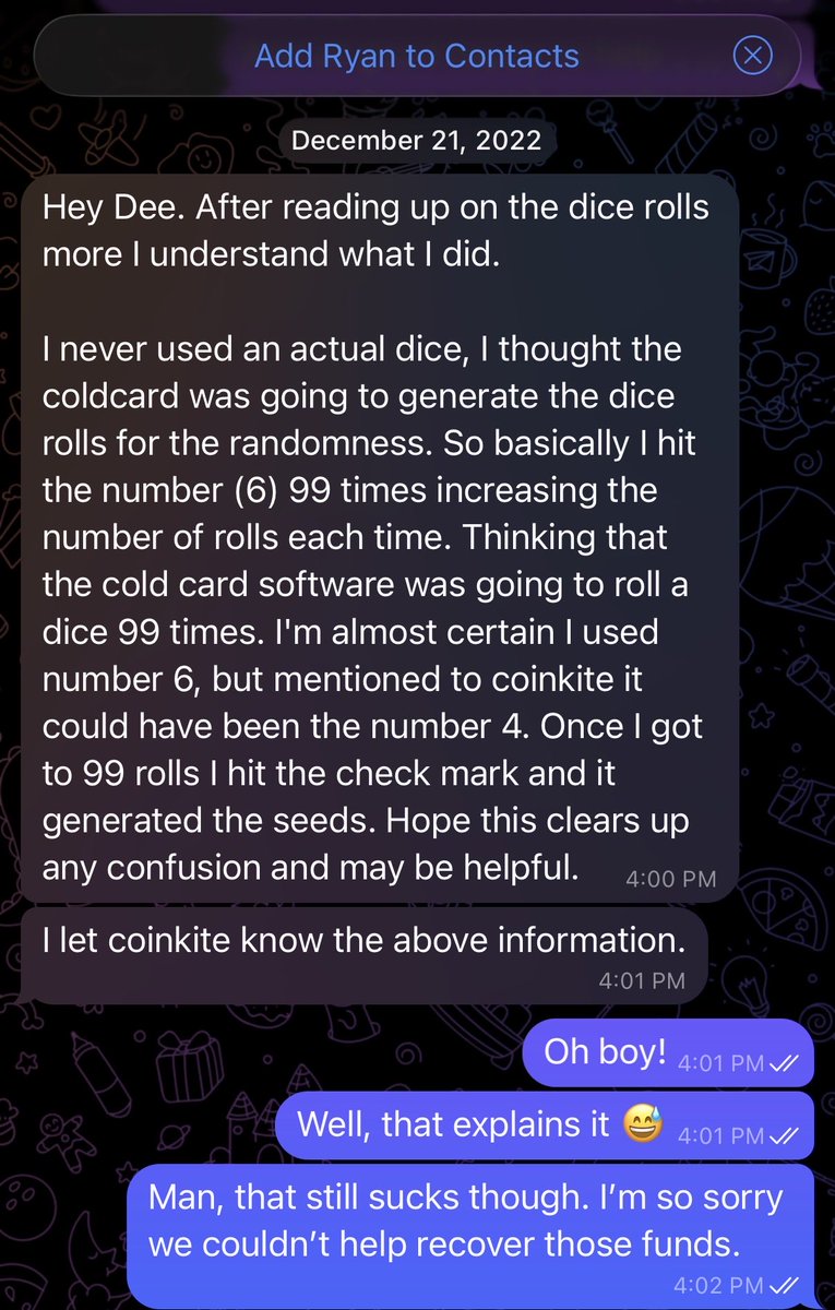 HodlDee's tweet photo. @honesthodl Hey Jim, I normally don’t share DMs but I thought I’d add a bit of context here. Hope this helps. https://t.co/RxK48vR0VB