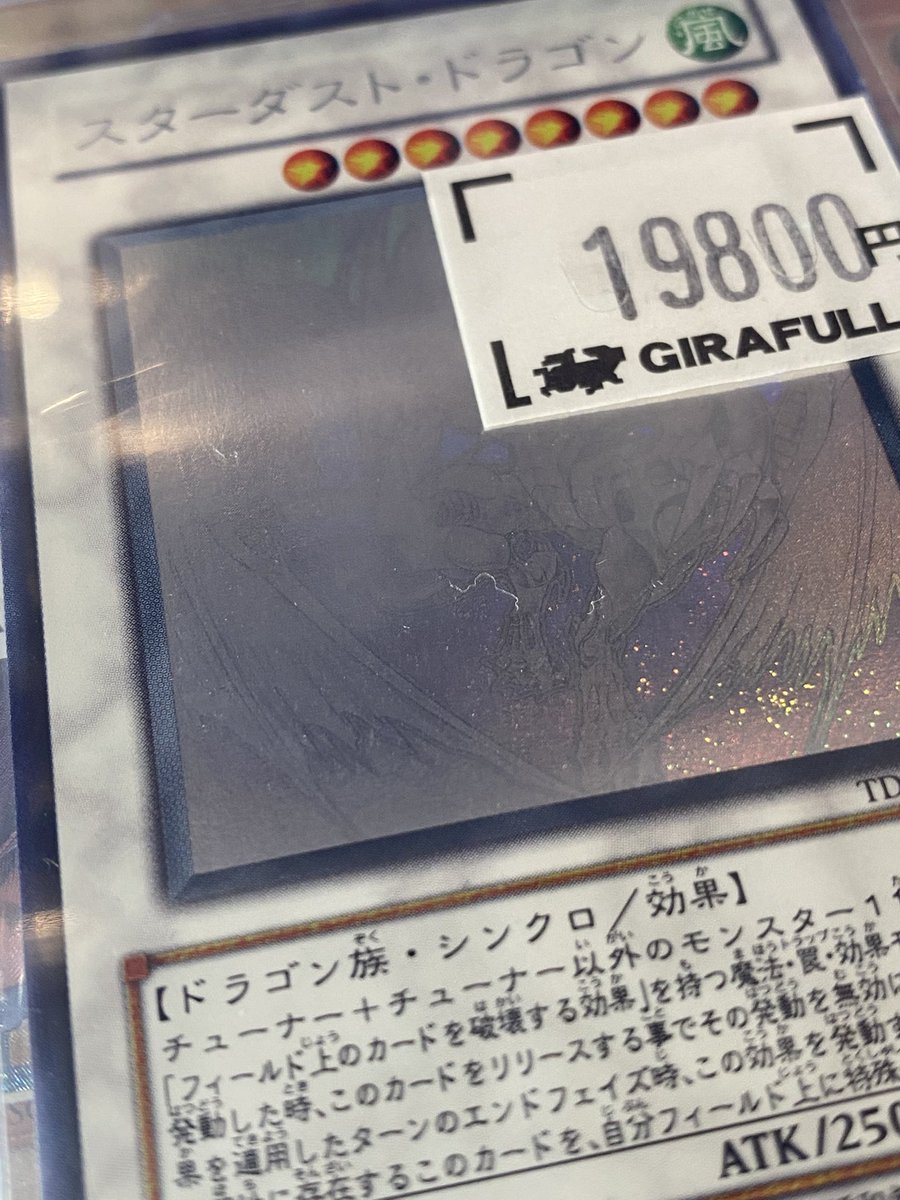 遊戯王 スターダストドラゴン ホロ 入荷