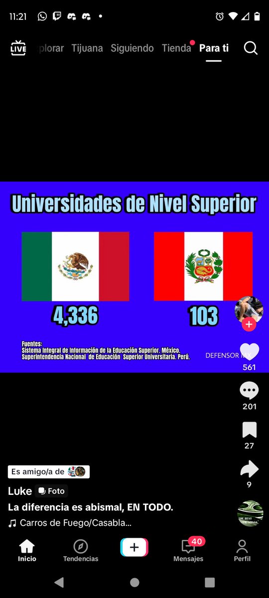 JaviDalton's tweet photo. @JuanMywaymtb La realidad es está 👇 por una razón los vemos tan abajo y nos parecen irelevantes, peruanos es una realidad, disculpa monito de tierra 🇵🇪🤏🐒🤷🤷 https://t.co/0J3nnXrpu9