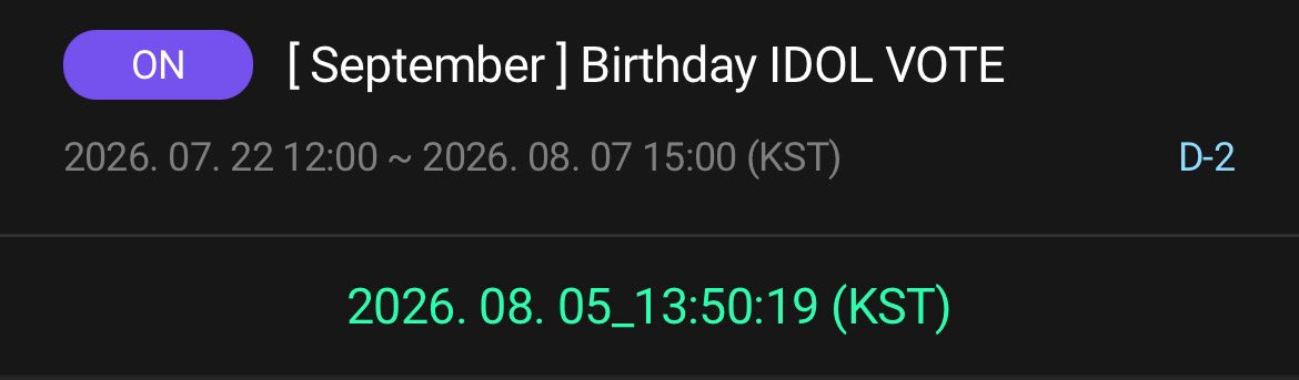 cherryuna_z's tweet photo. @RyulPH isnt it end on 7th? https://t.co/GrHVZkCGds