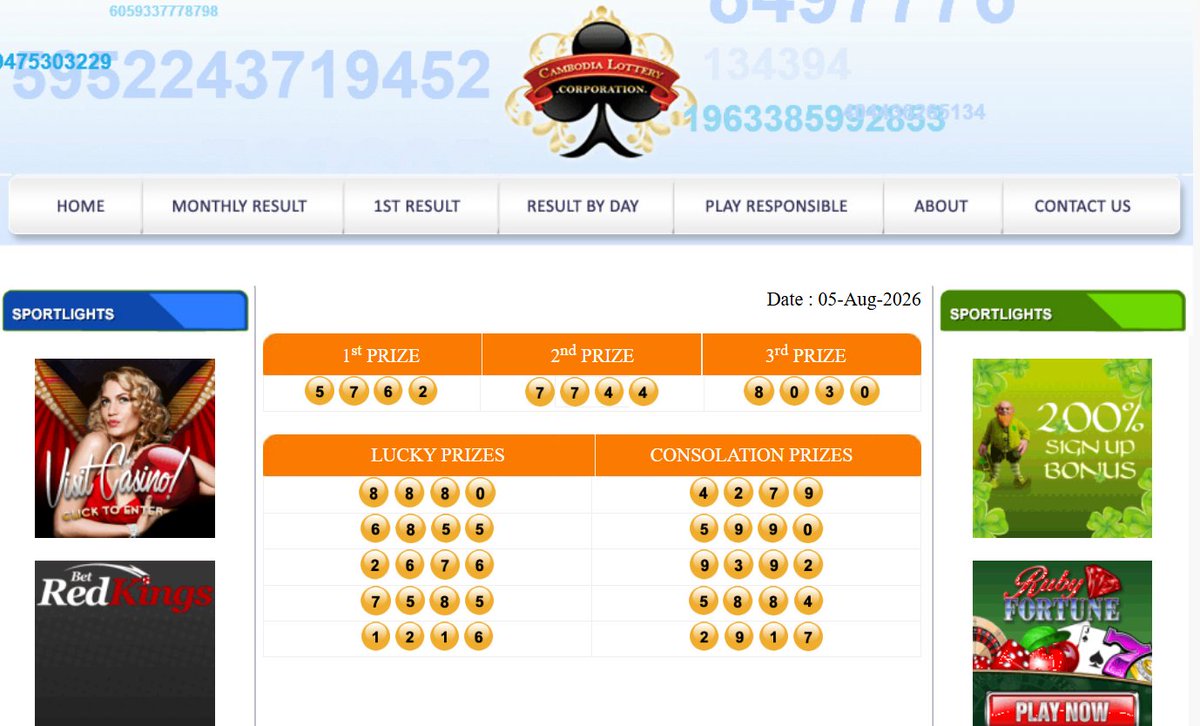 realtotobet's tweet photo. Selamat Siang,
Berikut result untuk Pasaran Cambodia hari ini adalah :
Result : 5762
Shio : ULAR 
Selamat kepada para pemenang !
Link Resmi : www[.]magnumcambodia[.]com (Akses VPN)
#Totobet #ResultCambodia #BTTH https://t.co/s60KrEUSo0