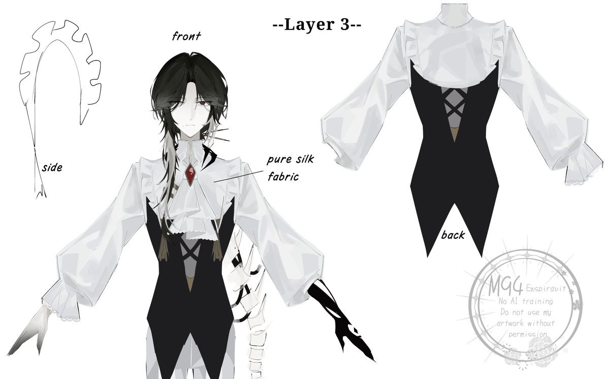 ExsM94's tweet photo. Mephisto's outfit 
. 
.
.
🚫 No AI training 
🚫 Do not repost without permission 
🚫 Do not copy my OC in any form
#morimens #morimensoc #original_character https://t.co/ocBXSErgTF
