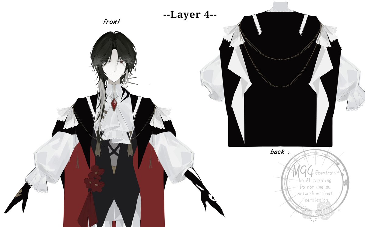 ExsM94's tweet photo. Mephisto's outfit 
. 
.
.
🚫 No AI training 
🚫 Do not repost without permission 
🚫 Do not copy my OC in any form
#morimens #morimensoc #original_character https://t.co/ocBXSErgTF