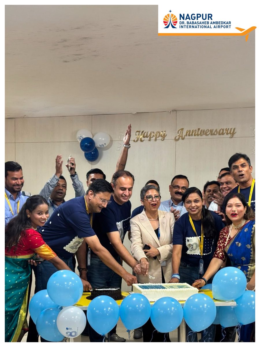 nagpurairport's tweet photo. Celebrating 20 remarkable years of IndiGo and a partnership built on connections, journeys, and shared milestones. ✈️💙
Proud to be part of this incredible journey and looking forward to many more years of taking India further together.
#IndiGo20 #20YearsOfIndiGo https://t.co/ktG6e0hN36