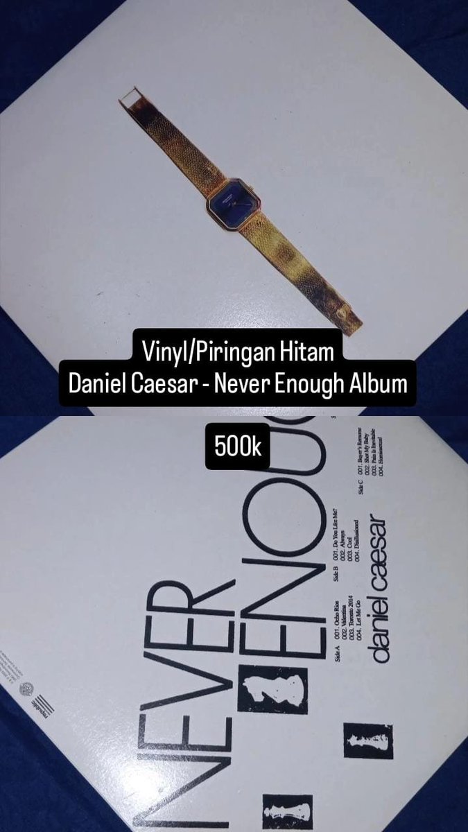 rayyyfsp's tweet photo. WTS Halo aku mau jual Vinyl koleksi ku, Ini used ya baru 2-3 kali putar. Ada Daniel Caesar Son of Spergy &amp; Never Enough dan HONNE Love Me Love Me Not &amp; Ouch Signed. Harga tertera di foto. Ini barang super langka susah di cariii yg Daniel, HONNE jg langka #zonauang #bu https://t.co/naRkdl0cc8