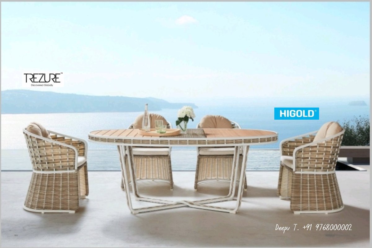 DktTrezure's tweet photo. TREZURE Lifestyle Pvt Ltd  
Discovered Globally 
Luxury Furniture | Artifacts | Accessories | Outdoor furniture  

Brand  HIGOLD outdoor furniture 

TREZURE Dkt +91 9768000002 https://t.co/NgxSnXQtTZ