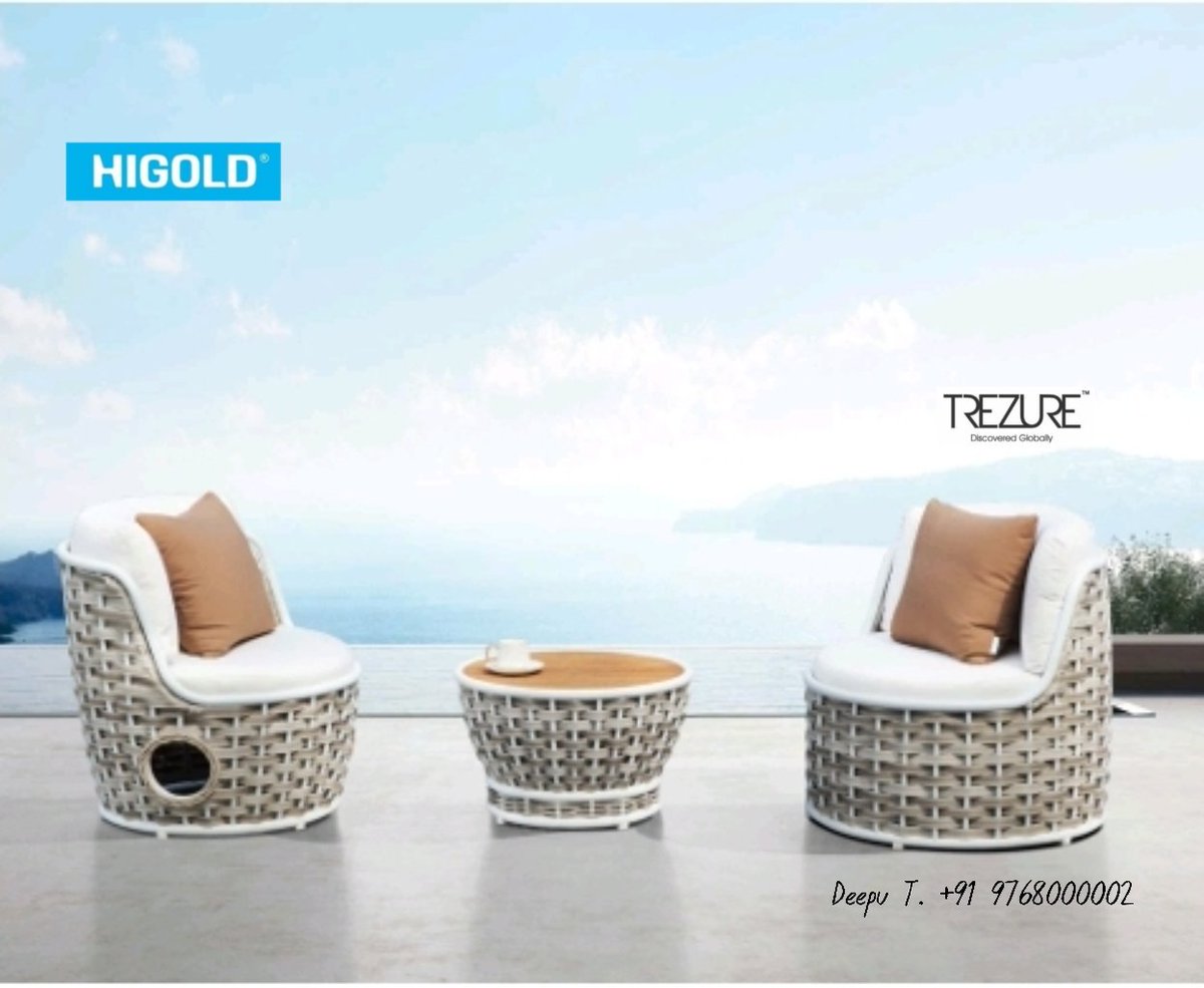 DktTrezure's tweet photo. TREZURE Lifestyle Pvt Ltd  
Discovered Globally 
Luxury Furniture | Artifacts | Accessories | Outdoor furniture  

Brand  HIGOLD outdoor furniture 

TREZURE Dkt +91 9768000002 https://t.co/NgxSnXQtTZ