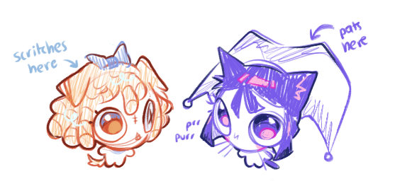 tallystired's tweet photo. ragapuppy &amp; catni !! they are a set. NEVER SEPARATE THEM. (magma doodles!) https://t.co/CPZL70i66I