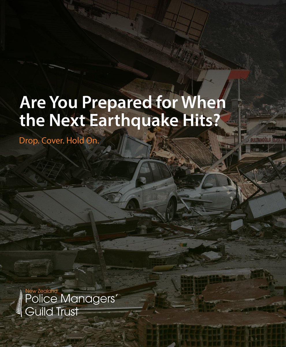 nzpmgt's tweet photo. Recent earthquakes across NZ are a good reminder to know what to do when a big one hits. Drop, cover, and hold on until the shaking stops. Panic sets in fast, so knowing this beforehand matters. Ensure you have a basic emergency kit at home too.

https://t.co/6nUBYz4IK3 https://t.co/fUyGCYuVAC