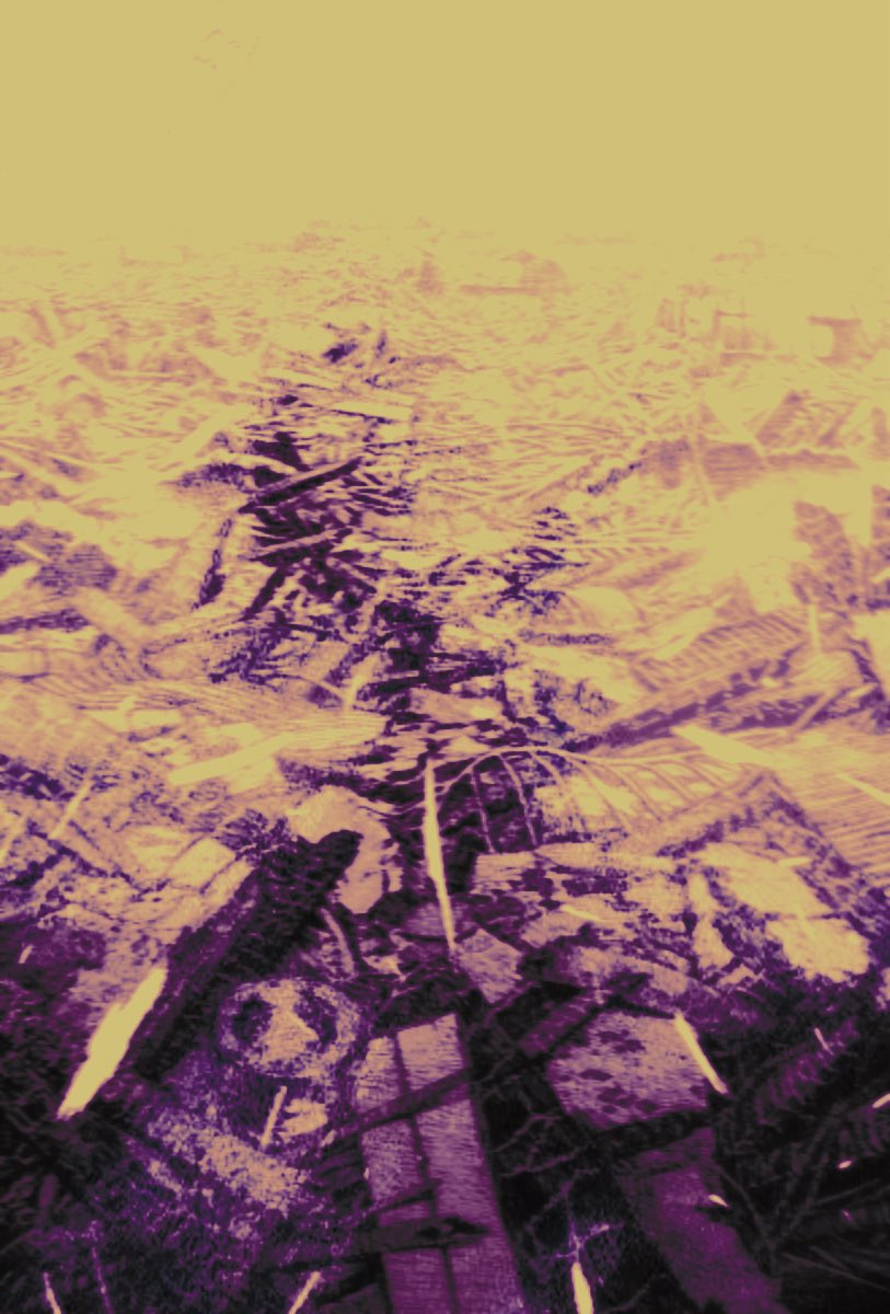 sorrowrot's tweet photo. ᅠ
⠀⠀⠀⠀the lack of silence is chilling. the faint shatter of the tiniest shards of glass, a breeze whistling through the desolate wasteland that was once a city. 

and it’s orchestrator sits in the heart, palming the skull of a man. 
 ᅠ https://t.co/QYlJ5FO9XC