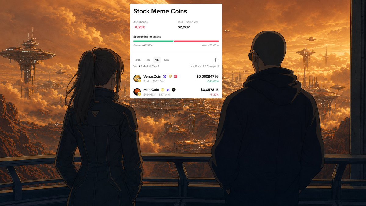 VenusCoin7777's tweet photo. The vision is clear $VenusCoin. 

VenusCoin has listed bStocks Meme on @BinanceWallet https://t.co/DWeAsJMP5I