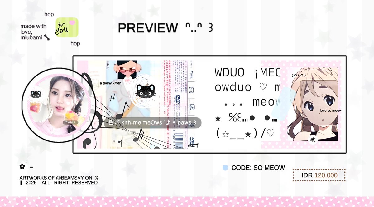 beamsvy's tweet photo. ✷ repost would be appreciated ____< ♥︎

hemloo muncimuns! [ quick ospek ] mari berkenalan dengan (2) template layout yang akan aku jual nanti, namanya: starbee &amp; so meow :3  bantu diospek ya!  ꒱ 

t. #zonauang (layout model ufs) https://t.co/oPIfgInebz